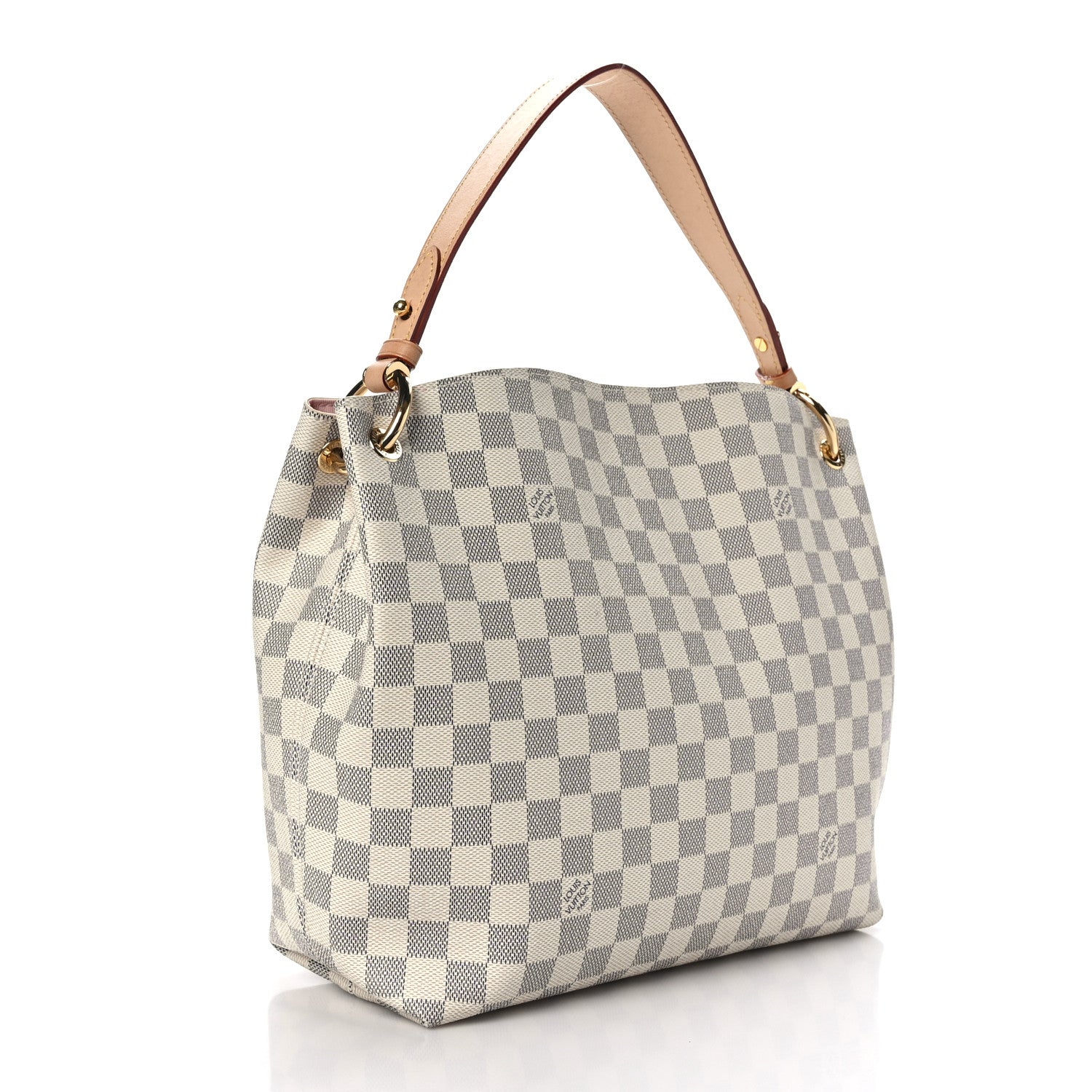 Louis Vuitton Damier Azur Graceful PM Rose Ballerine 3 of 9
