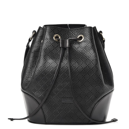 Gucci Bright Diamante Medium Bucket Bag Black 1 of 8