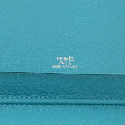 Hermes Chevre Mysore Bi Color Vision Agenda Chocolate Turquoise 8 of 11