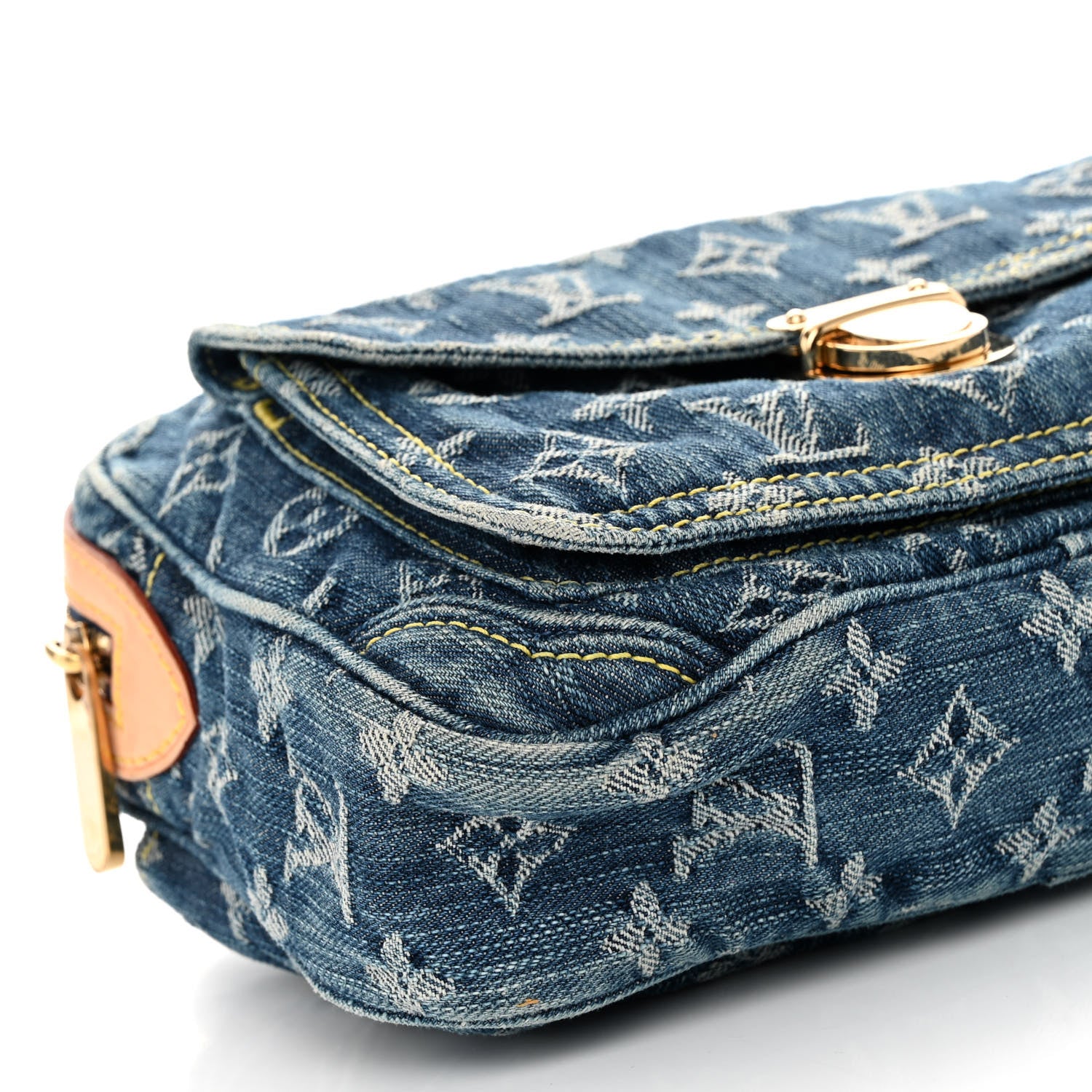 Louis Vuitton Monogram Denim Bum Bag Blue 8 of 10