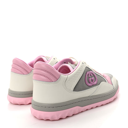 Gucci Dali Soft Calfskin Womens Mac80 Sneakers 36 Off White Grey Sky Light Rose 4 of 8