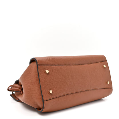 Mulberry Heavy Grain Iris Tote Brown 3 of 9