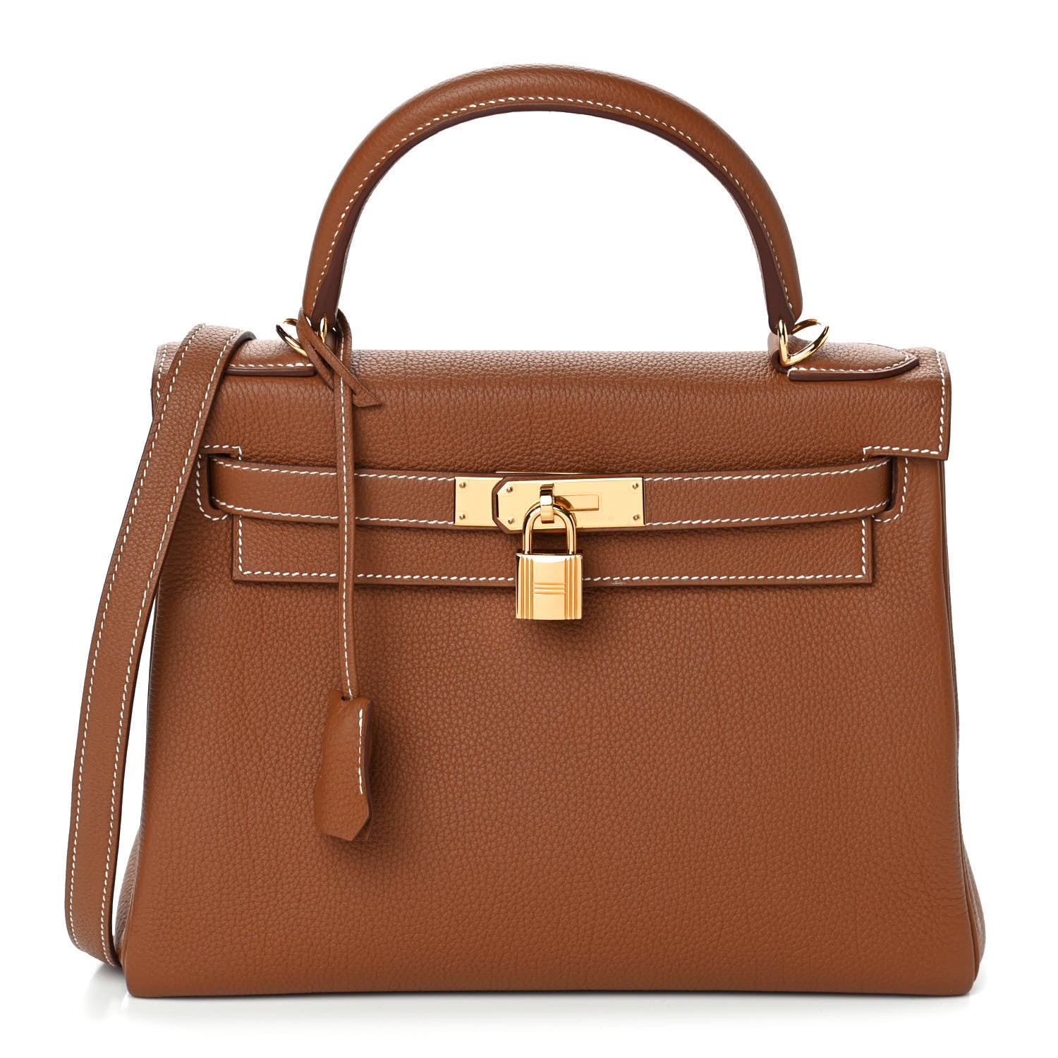 Hermes Togo Kelly Retourne 28 Gold 1 of 9