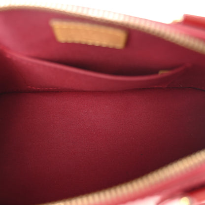 Louis Vuitton Vernis Alma BB Cherry 5 of 10