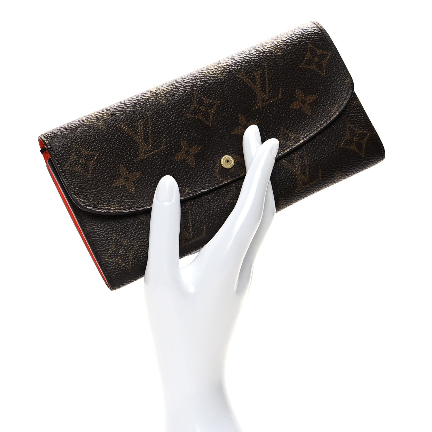 Louis Vuitton Monogram Emilie Wallet Poppy 2 of 10
