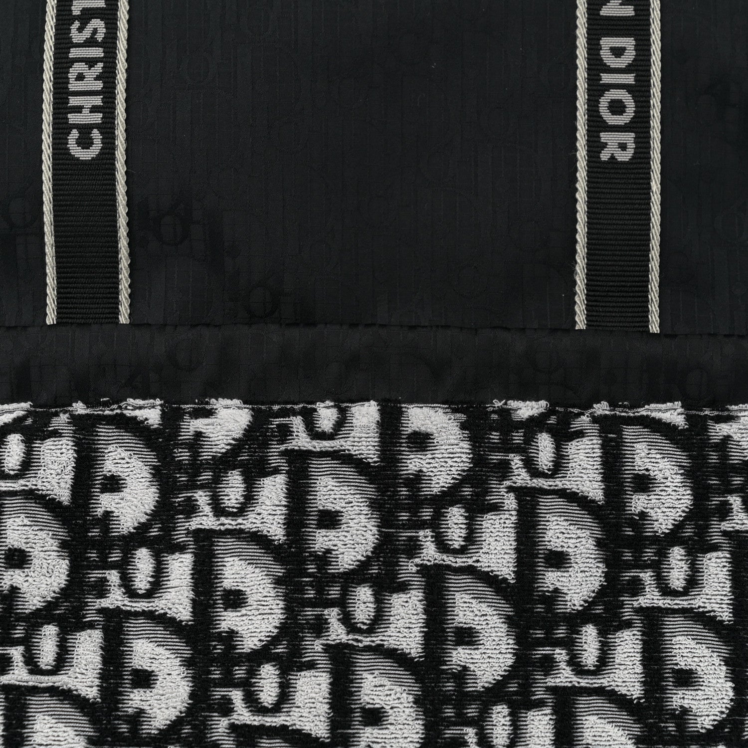 Christian Dior Terry Oblique Reversible Bag Black 7 of 10
