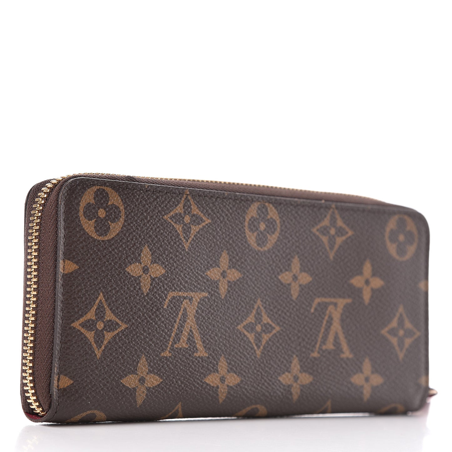 Monogram Clemence Wallet Fuchsia