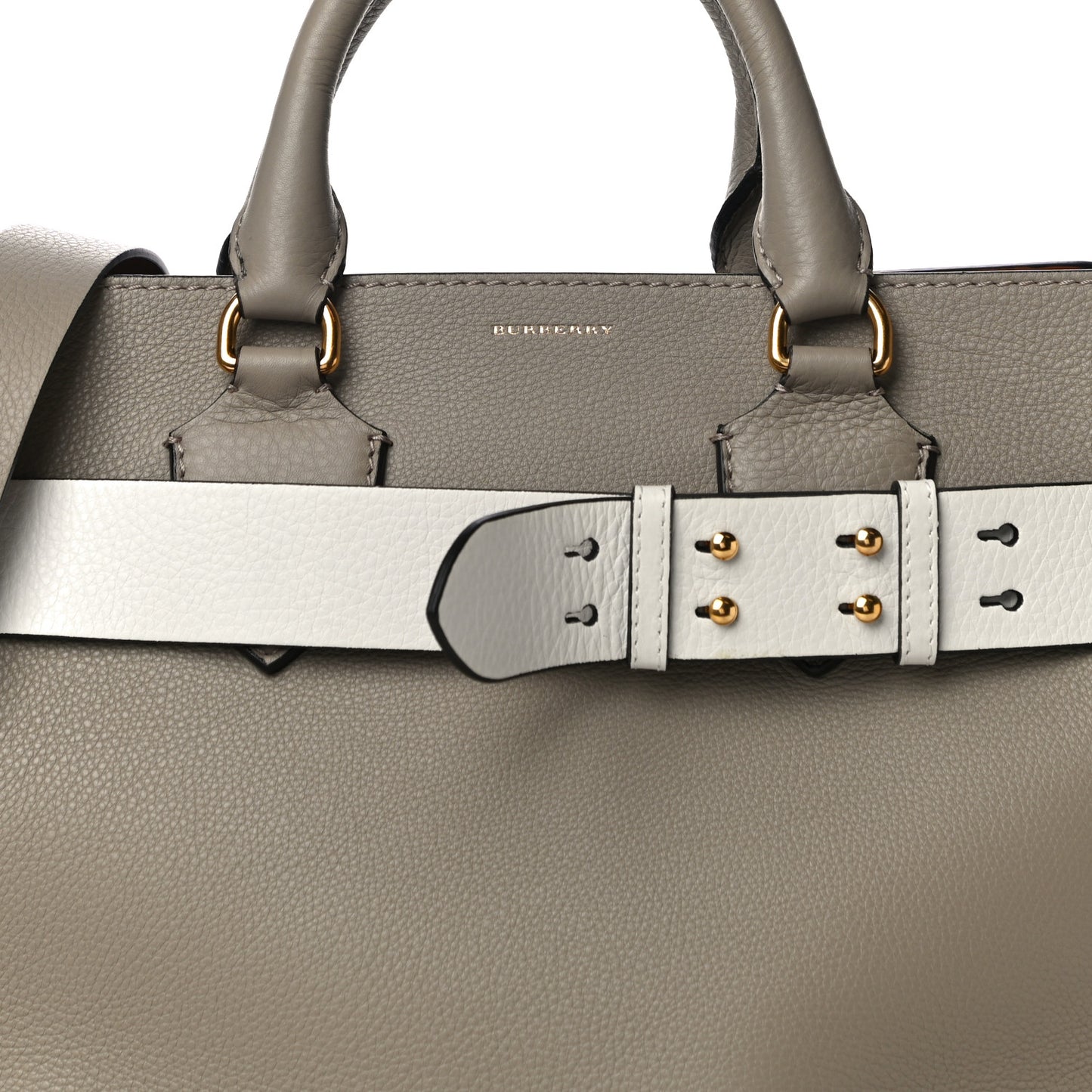 Soft Grain Calfskin Medium Belt Bag Mineral Grey