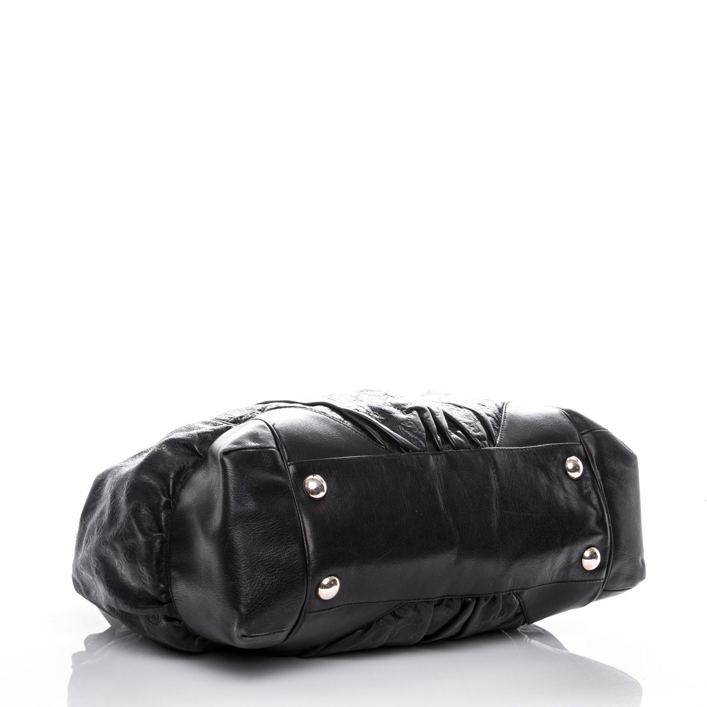 Guccissima Large Full Moon Tote Black