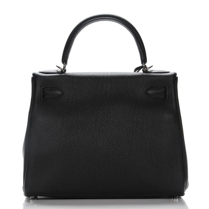 Hermes Togo Kelly Retourne 28 Black 5 of 33