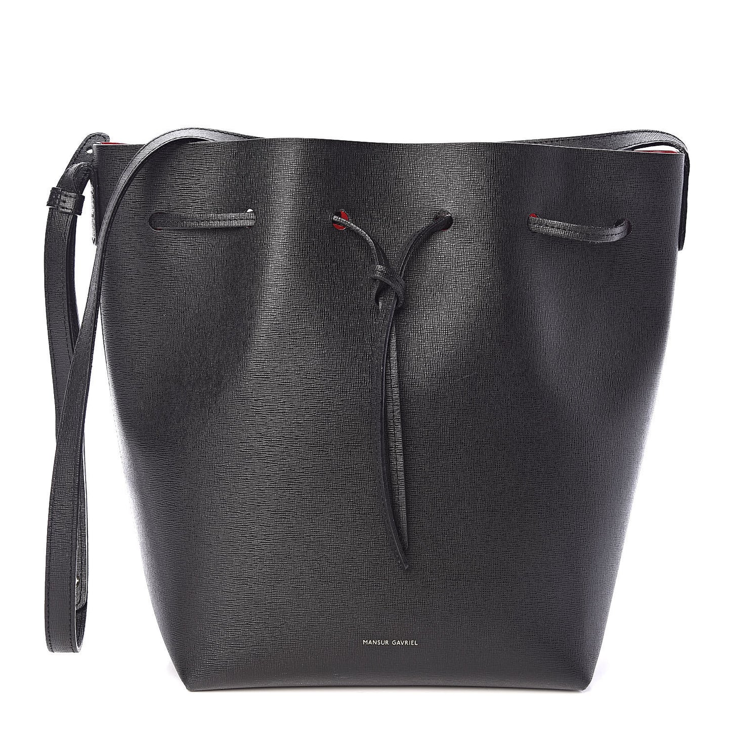 Saffiano Bucket Bag Black Flamma