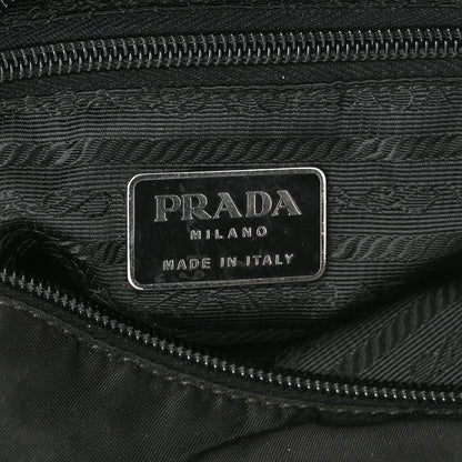 Prada Nylon Vela Shoulder Bag Black 8 of 10