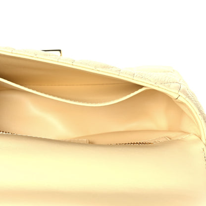 Christian Dior Calfskin Cannage Small Caro Bag Pale Yellow 5 of 14