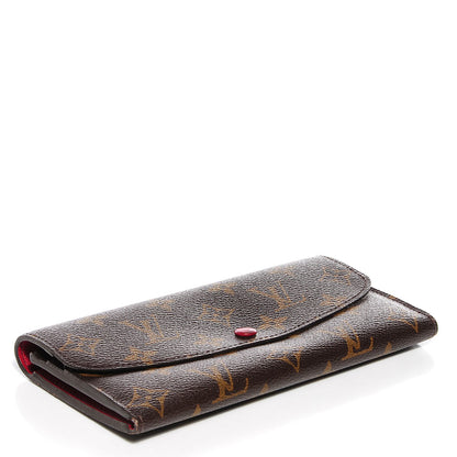 Louis Vuitton Monogram Emilie Wallet Red 4 of 8