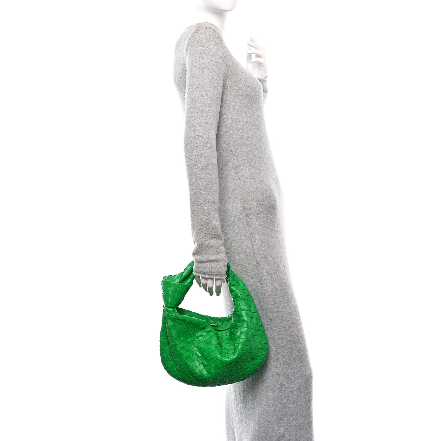 Bottega Veneta Nappa Intrecciato Teen Jodie Hobo Parakeet 2 of 9