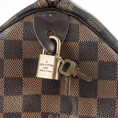 Louis Vuitton Damier Ebene Speedy 30 8 of 8