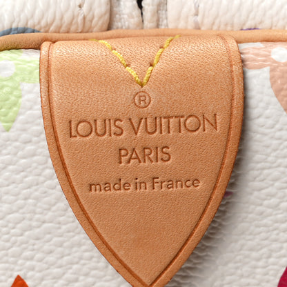 Louis Vuitton Monogram Multicolor Speedy 30 White 6 of 9