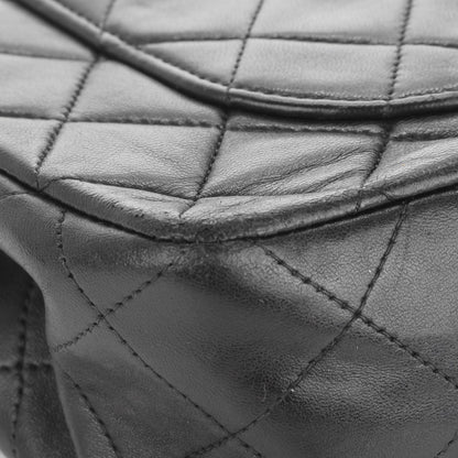 Chanel Lambskin Quilted Small Double Flap Black 12 of 13
