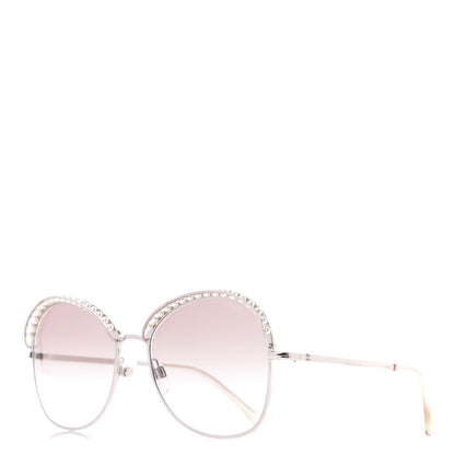 Chanel Pearl Sunglasses 4246-H Pink Gold 1 of 8