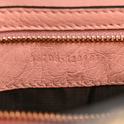 Gucci Snakeskin Ostrich Calfskin Small Jackie 1961 Hobo Pink Multicolor 7 of 14