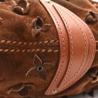 Louis Vuitton Suede Mahina Fleurs Onatah PM Cacao 12 of 13