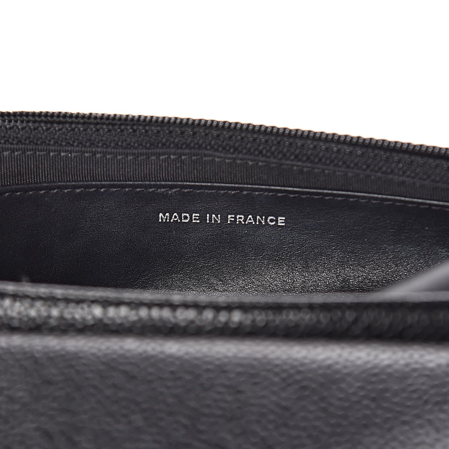 Chanel Caviar Half Moon Wallet On Chain WOC Black 7 of 13
