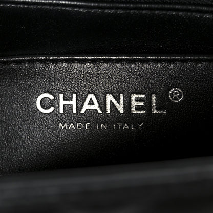 Chanel Lambskin Quilted Mini Top Handle Rectangular Flap So Black 6 of 12