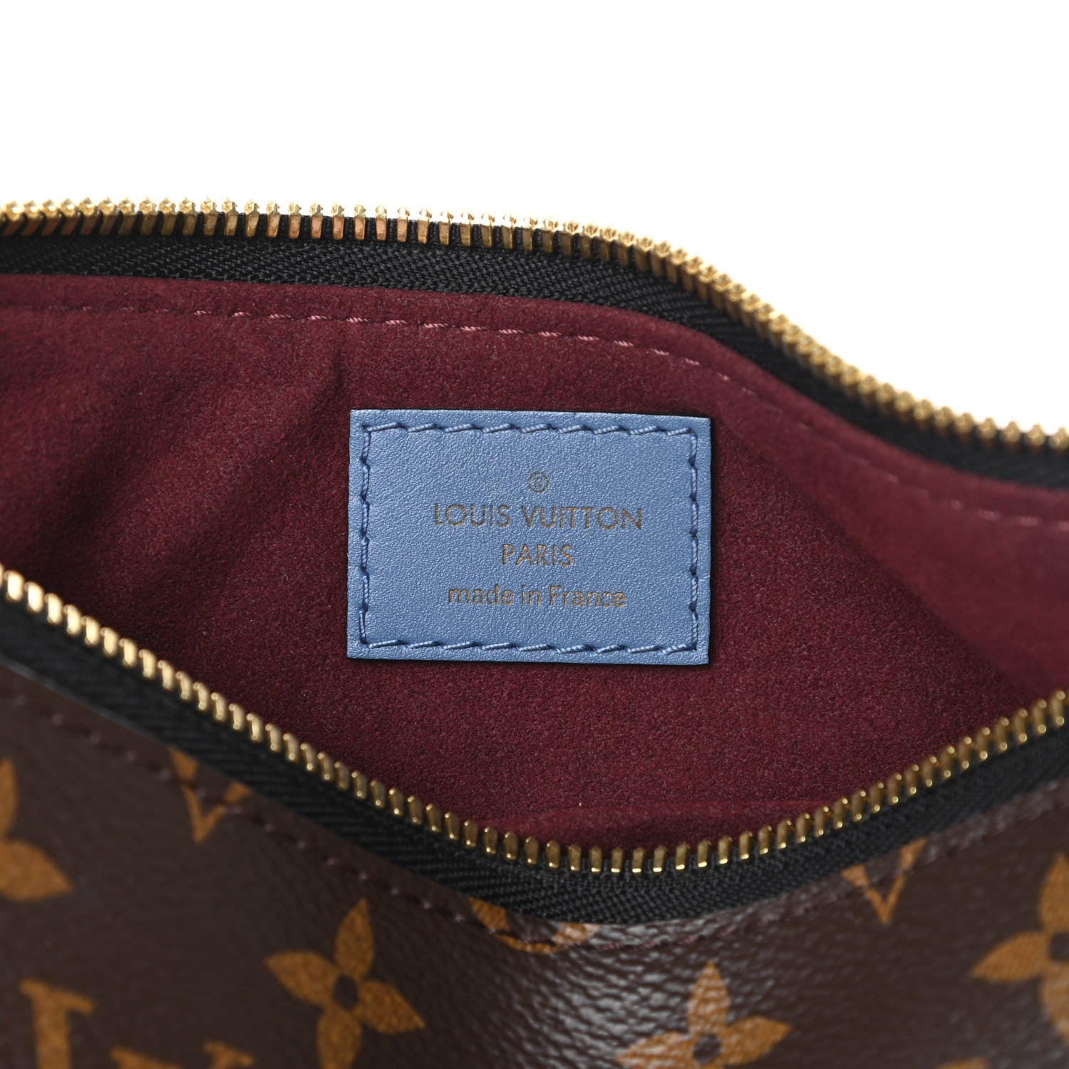 Louis Vuitton Monogram Beaubourg Hobo Mini Bordeaux Red Peach Safran Blue Jean Blue 6 of 11
