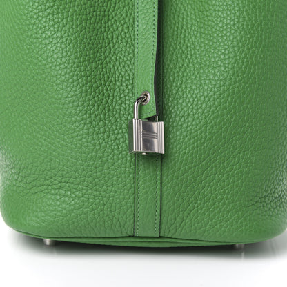 Hermes Taurillon Clemence Picotin Lock 22 MM Bamboo 10 of 11