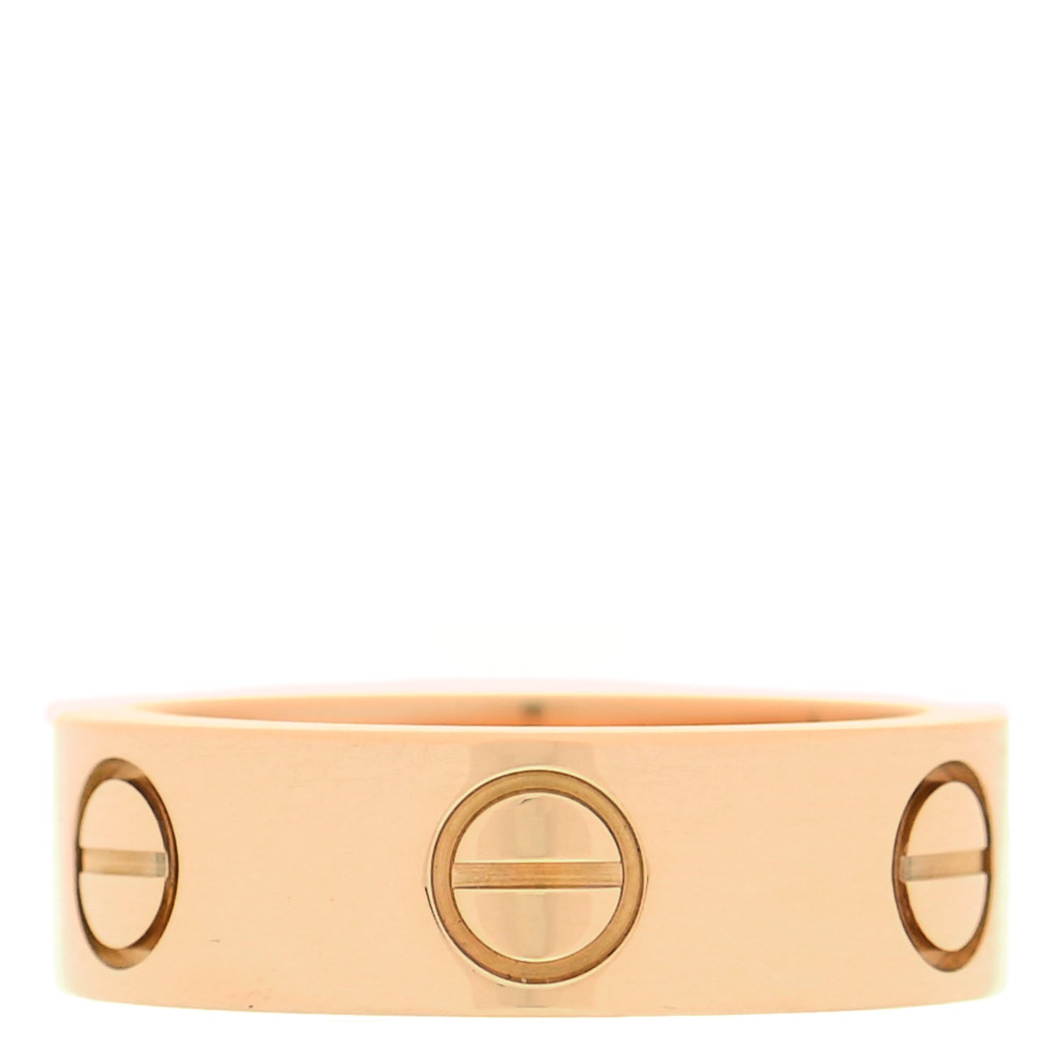 Cartier 18K Yellow Gold 5.5mm LOVE Ring 48 4.5 1 of 5