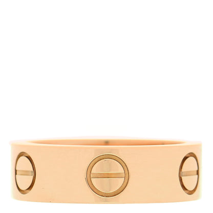 Cartier 18K Yellow Gold 5.5mm LOVE Ring 48 4.5 1 of 5