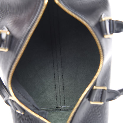 Louis Vuitton Epi Speedy 25 Black 4 of 14