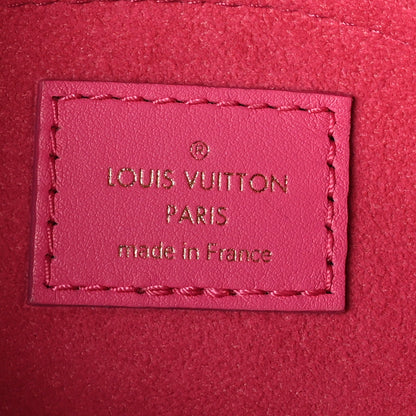 Louis Vuitton Calfskin Nanogram Embossed Speedy Bandouliere 20 Rose 6 of 9