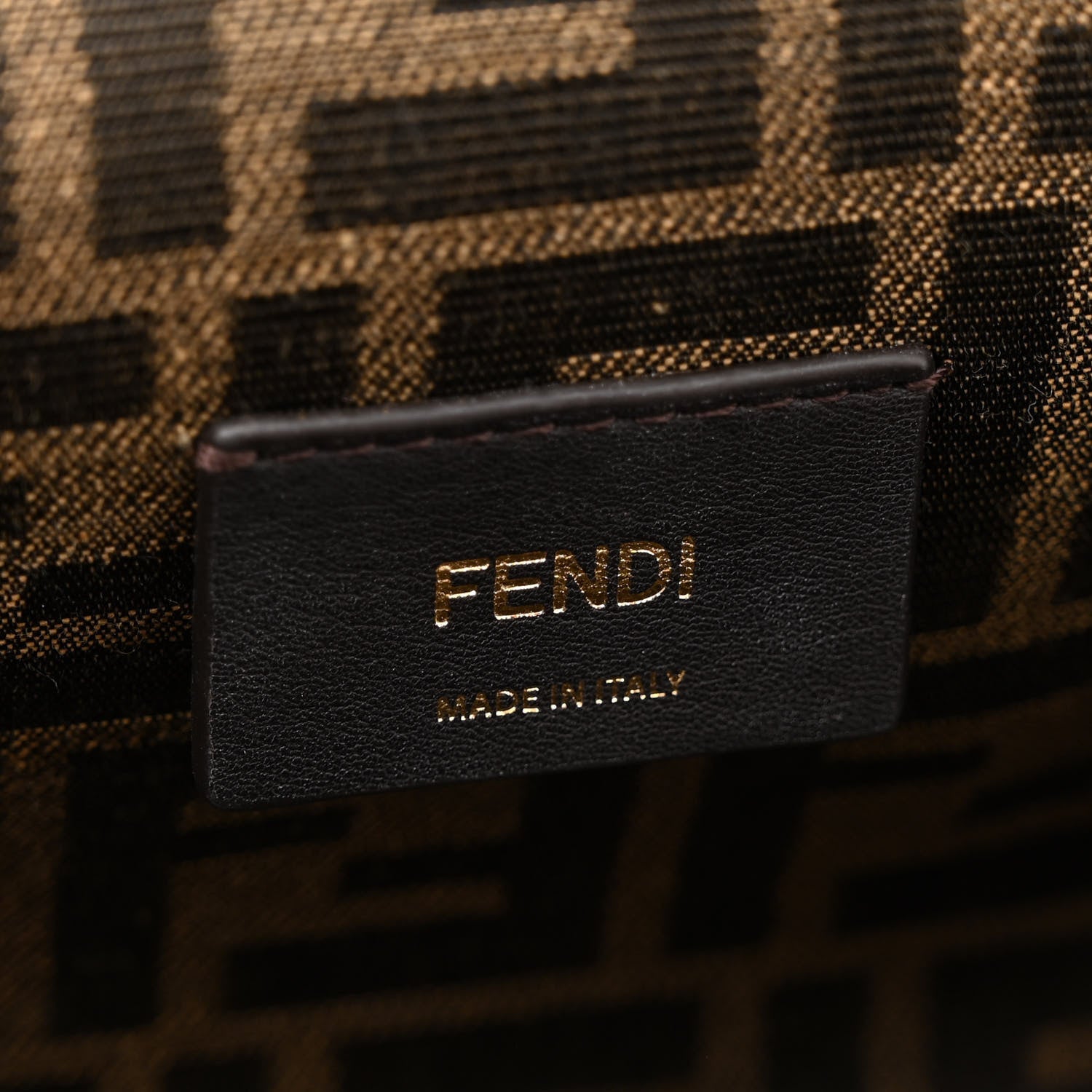 Fendi Shiny Nappa Small Fendi First Caramello 6 of 12