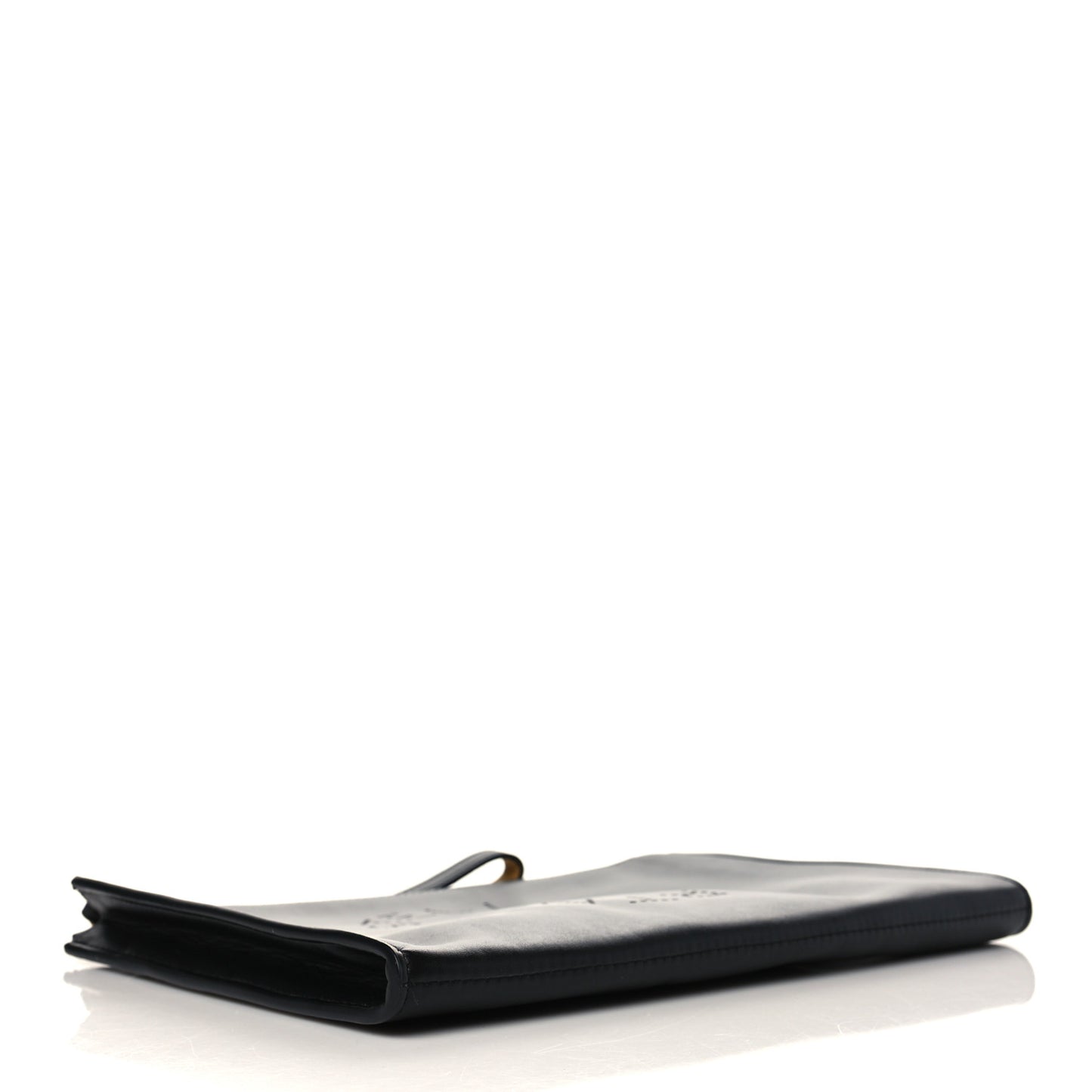 Alter Nappa Perforated Logo Pouch Black