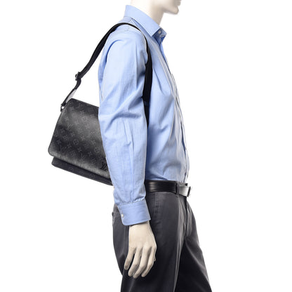 Louis Vuitton Monogram Eclipse District PM Black 2 of 10