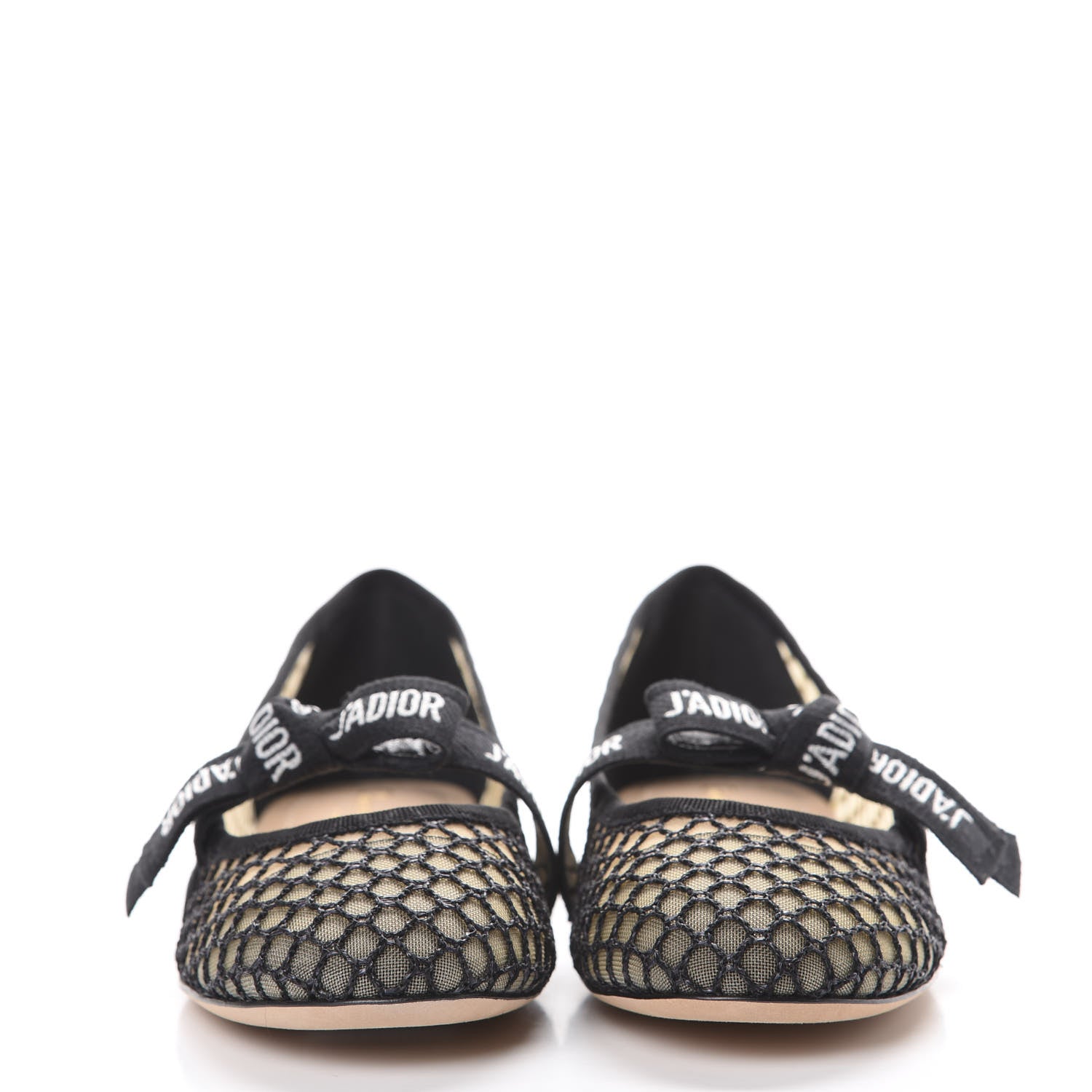 Christian Dior Resille Miss J'Adior Ballet Flat 39 Black 2 of 8