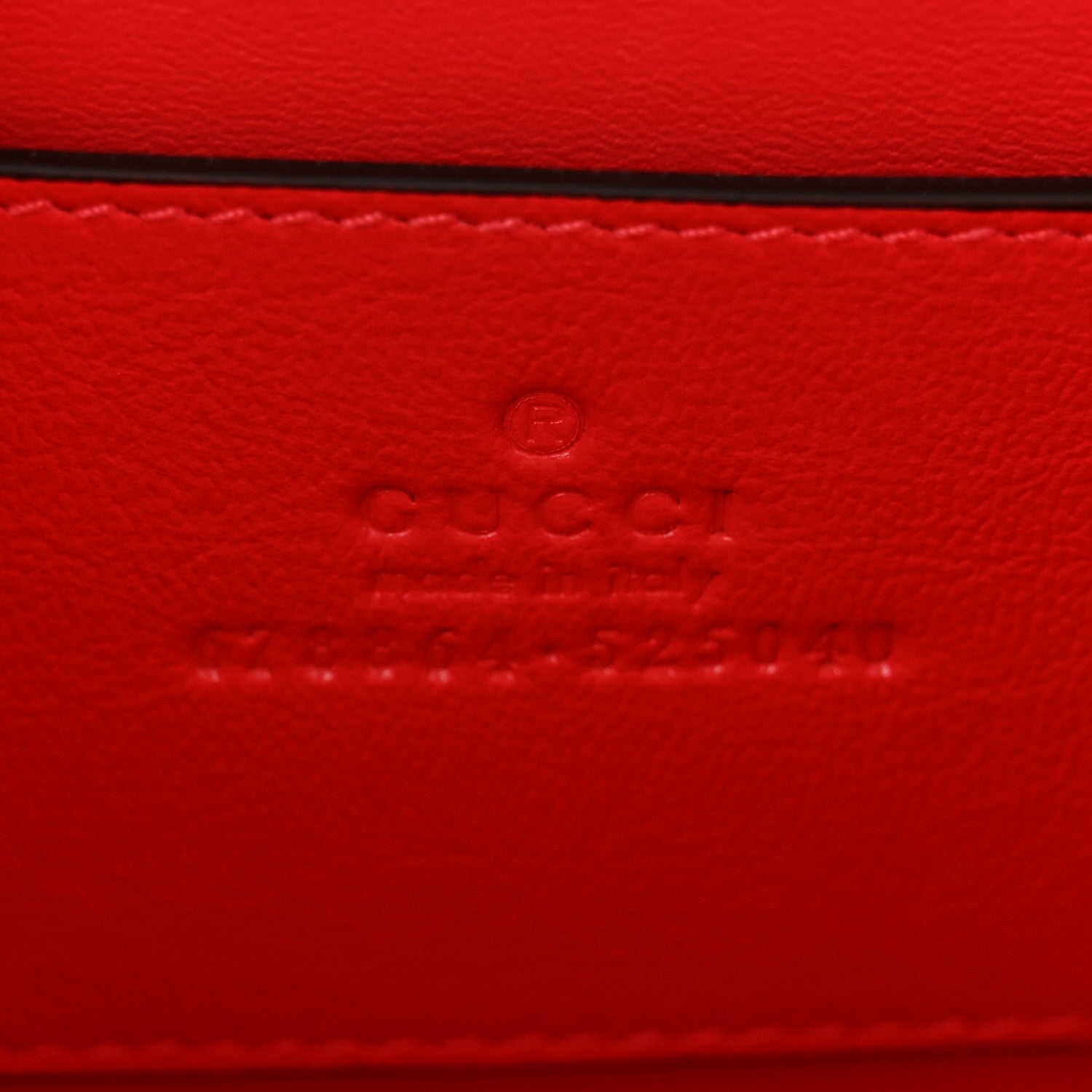 Gucci Suede Calfskin Valentine's Day Small Padlock Shoulder Bag Red 6 of 9