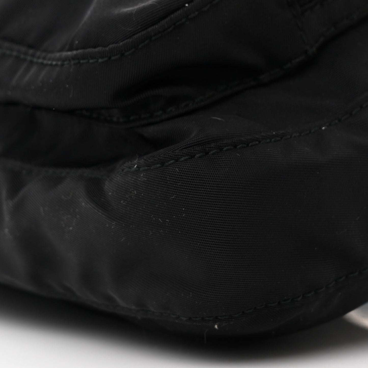 Tessuto Nylon Saffiano Belt Bag Black