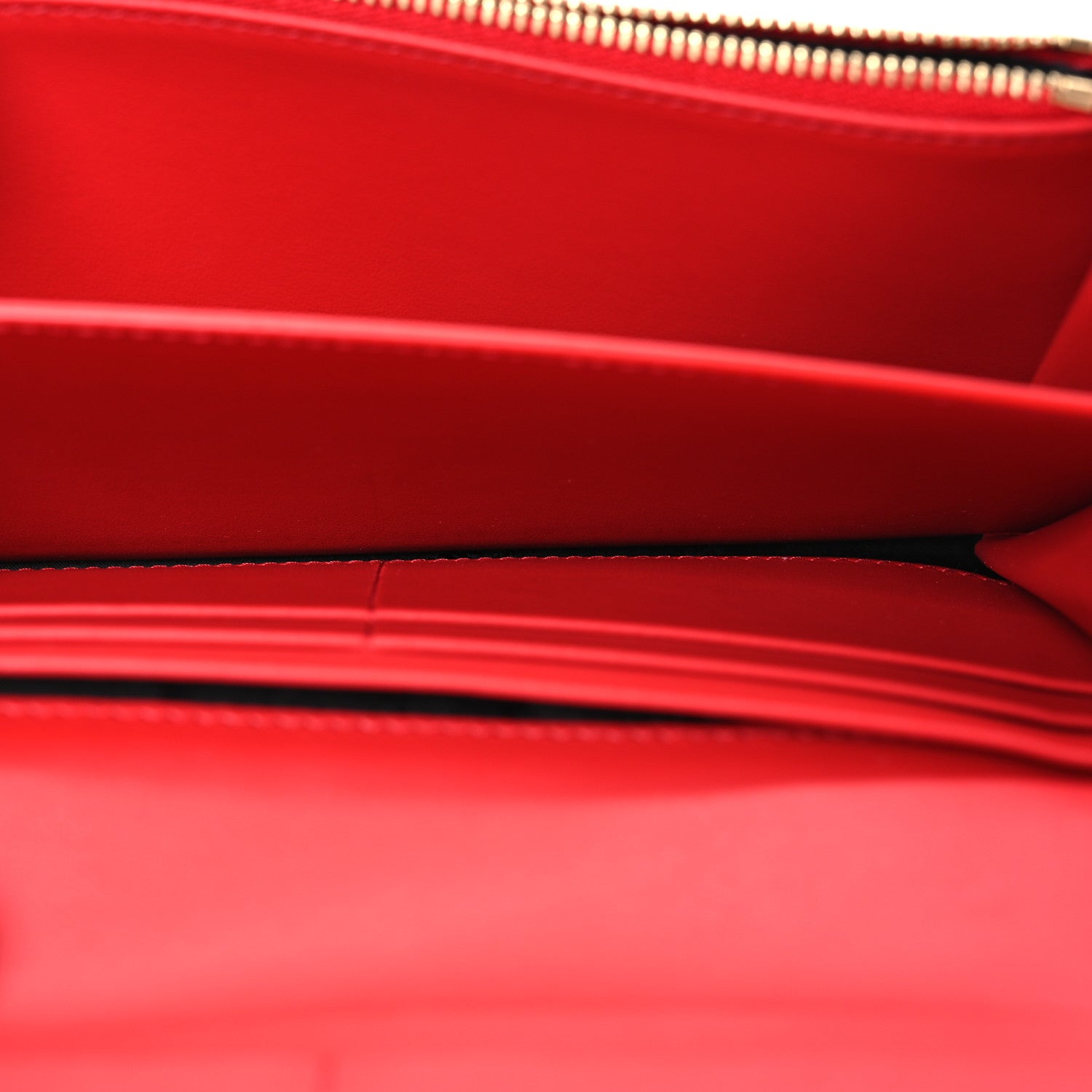 Burberry Grainy Calfskin Logo Henley Wallet  Red 5 of 11