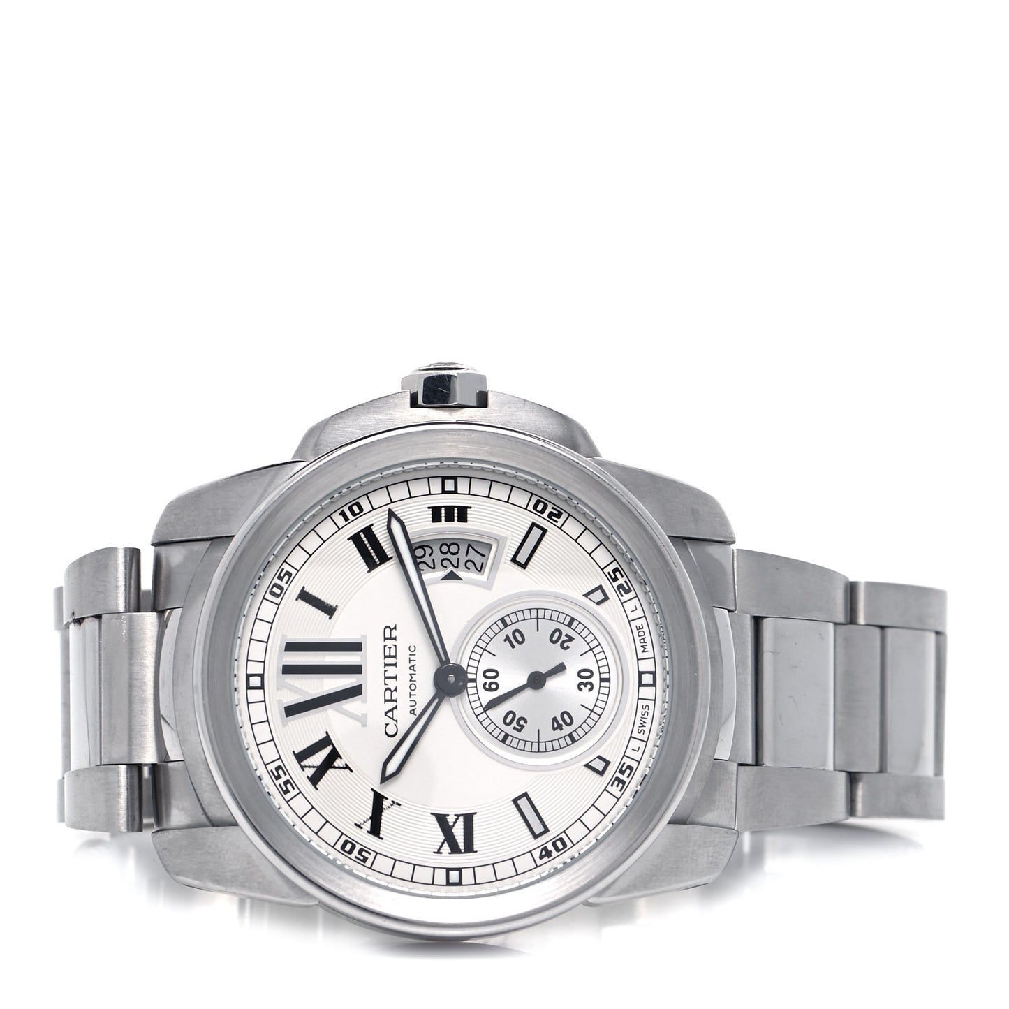 Stainless Steel 42mm Calibre de Cartier Automatic Watch