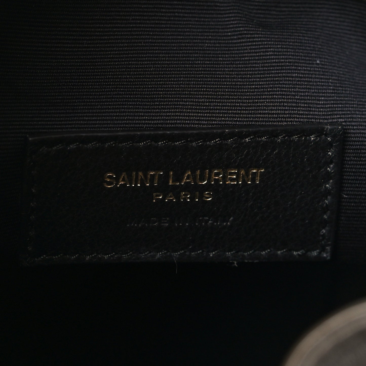 Lambskin Matelasse Monogram Joe Nano Bucket Bag Light Musk