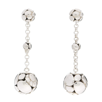 John Hardy Sterling Silver Kali Long Drop Earrings 1 of 3