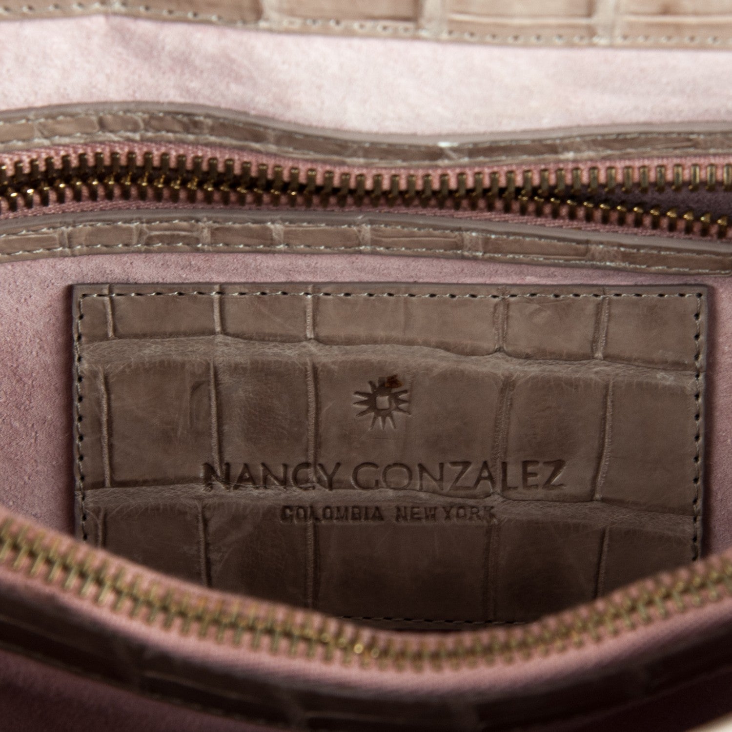 Nancy Gonzalez Crocodile Chain Flap Bag Nude Matte 6 of 11