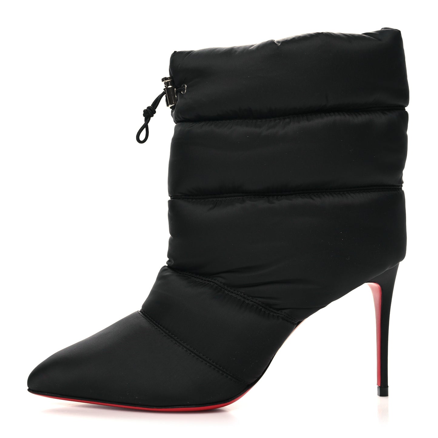 Nylon Astro Pointue Padded 85 Ankle Boots 38 Black