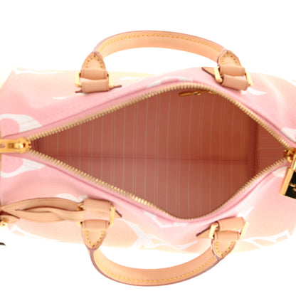 Louis Vuitton Monogram Giant By The Pool Speedy Bandouliere 25 Light Pink 5 of 11