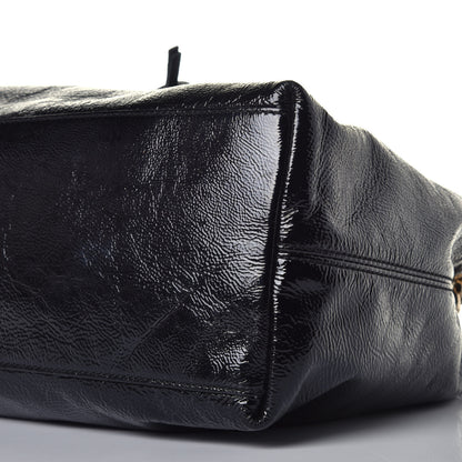 Gucci Patent Medium Soho Chain Shoulder Bag Black 8 of 9