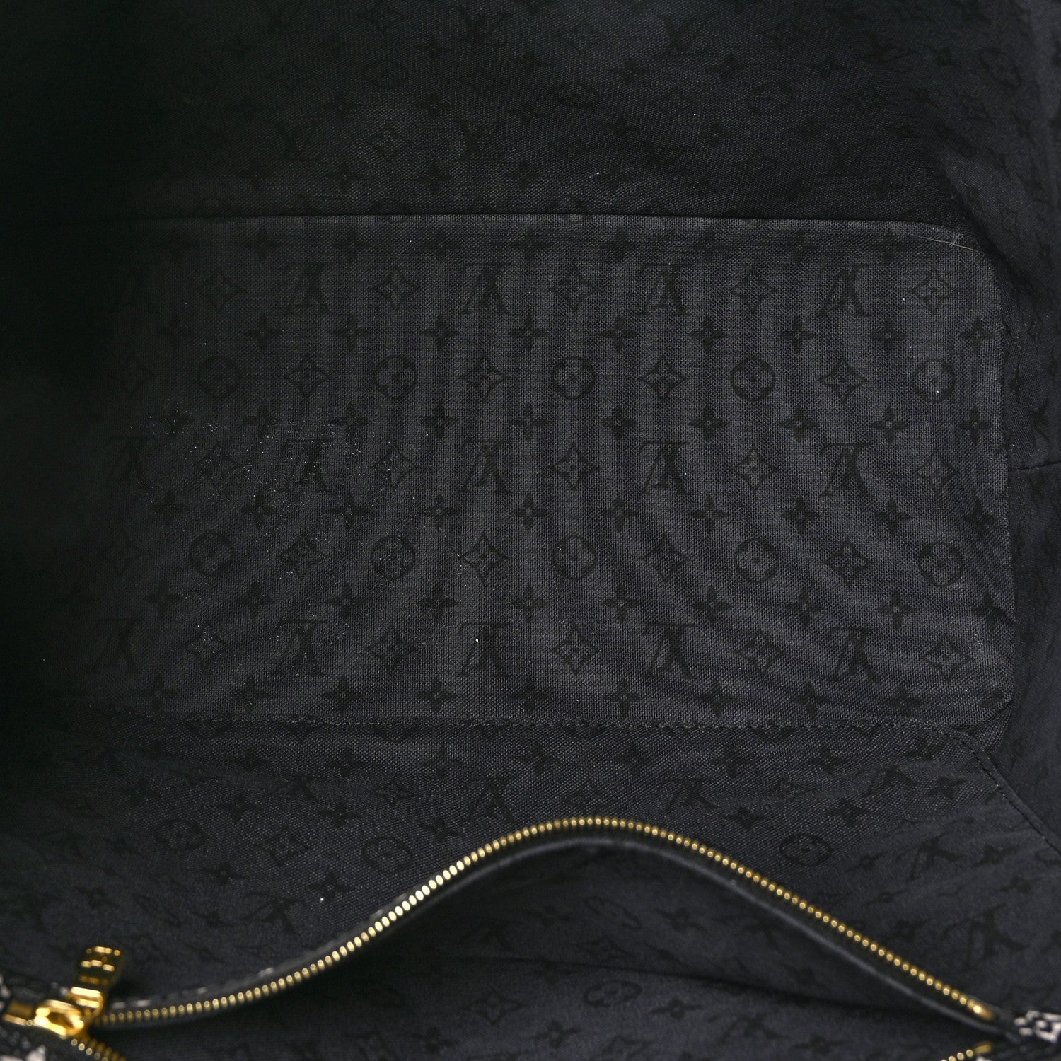Louis Vuitton Monogram Giant Crafty Neverfull MM Creme Rouge Black 6 of 10