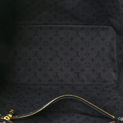 Louis Vuitton Monogram Giant Crafty Neverfull MM Creme Rouge Black 6 of 10