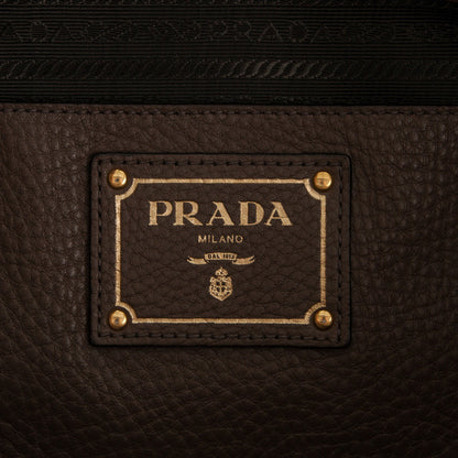 Prada Vitello Daino Shopping Tote Bambu 6 of 8